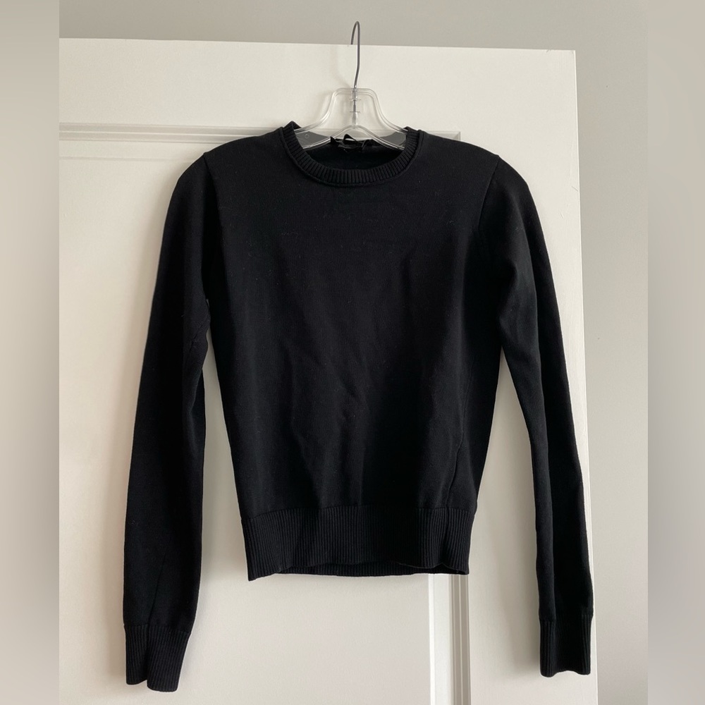 Diesel Black Gold wool sweater — made in Italy, size S, black